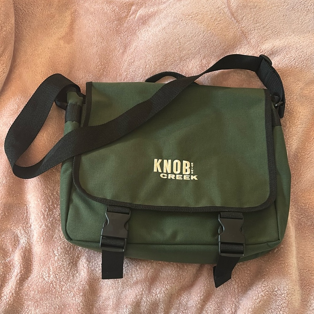 Hudson Sutler Knob Creek Branded Bottle Carrying Messenger Bag